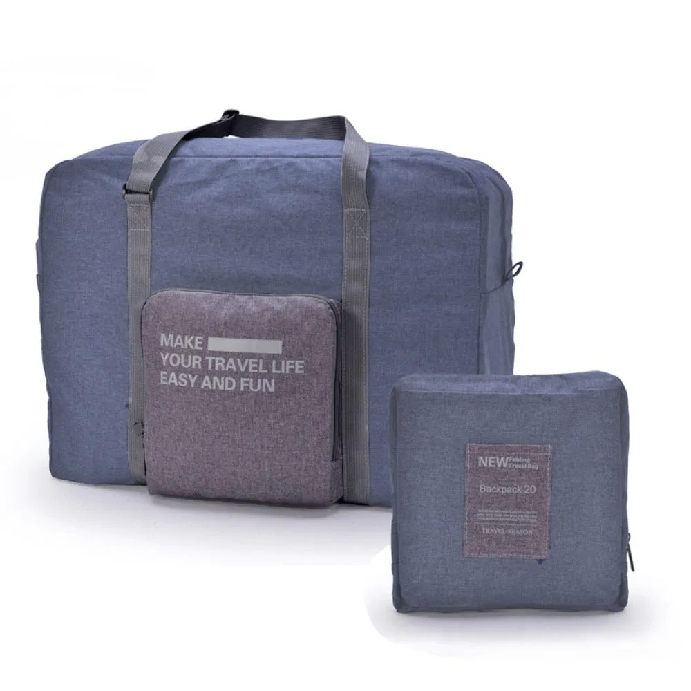 

Foldable Clothing Organizing Bag Oxford Cloth Large Capacity Travel Duffel Bag Fitness Handbag Waterproof Travel Luggage Bag