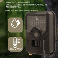 Hunting Camera PR200B Hunting Camera PR200B Trail Hunting Camera Waterproof IP56 Infrared 12MP 1080P Wildlife Trail Camera Black