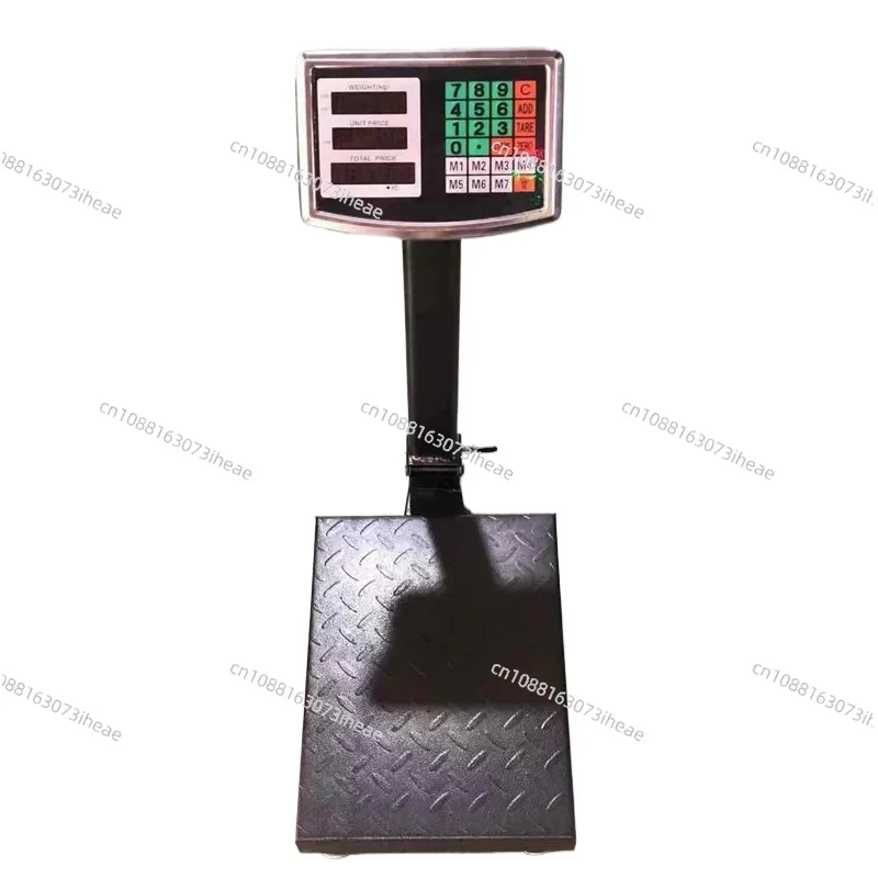 100kg folding industrial platform scale, steel plate electronic digital platform scale for transportation and commerce