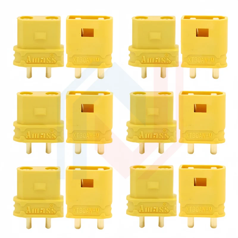 

RC Aircraft FPV XT30AW-M XT30UW-F Waterproof Plug with Lock Buckle XT30AW Male XT30UW Female Gold-plated Connector