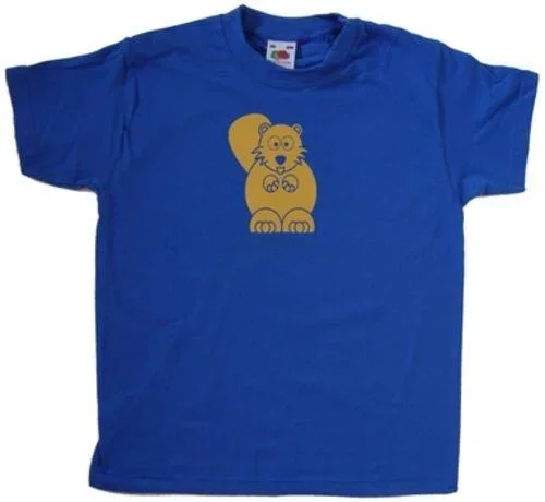 Cartoon Beaver Kids T-Shirt