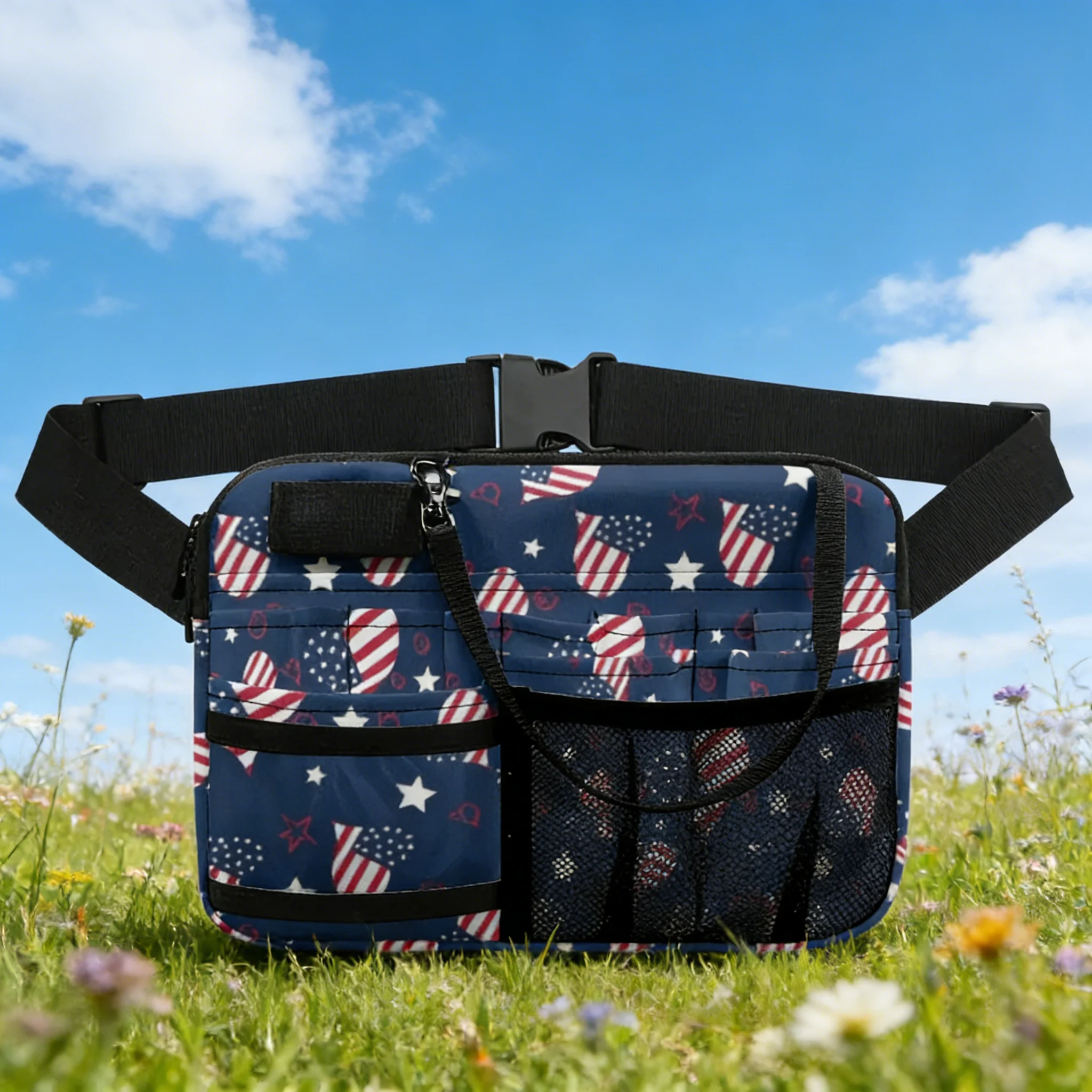 rainbow-nurse-fanny-pack-for-emergency-medical-organizer-belt-for-first-aid