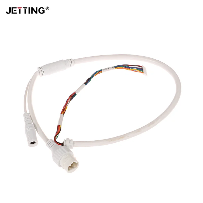 High-quality 1Pcs Ethernet Lan Cable PoE RJ45 Network Cable 10 Pin 10 Core For Hikvision Network Ip Camera