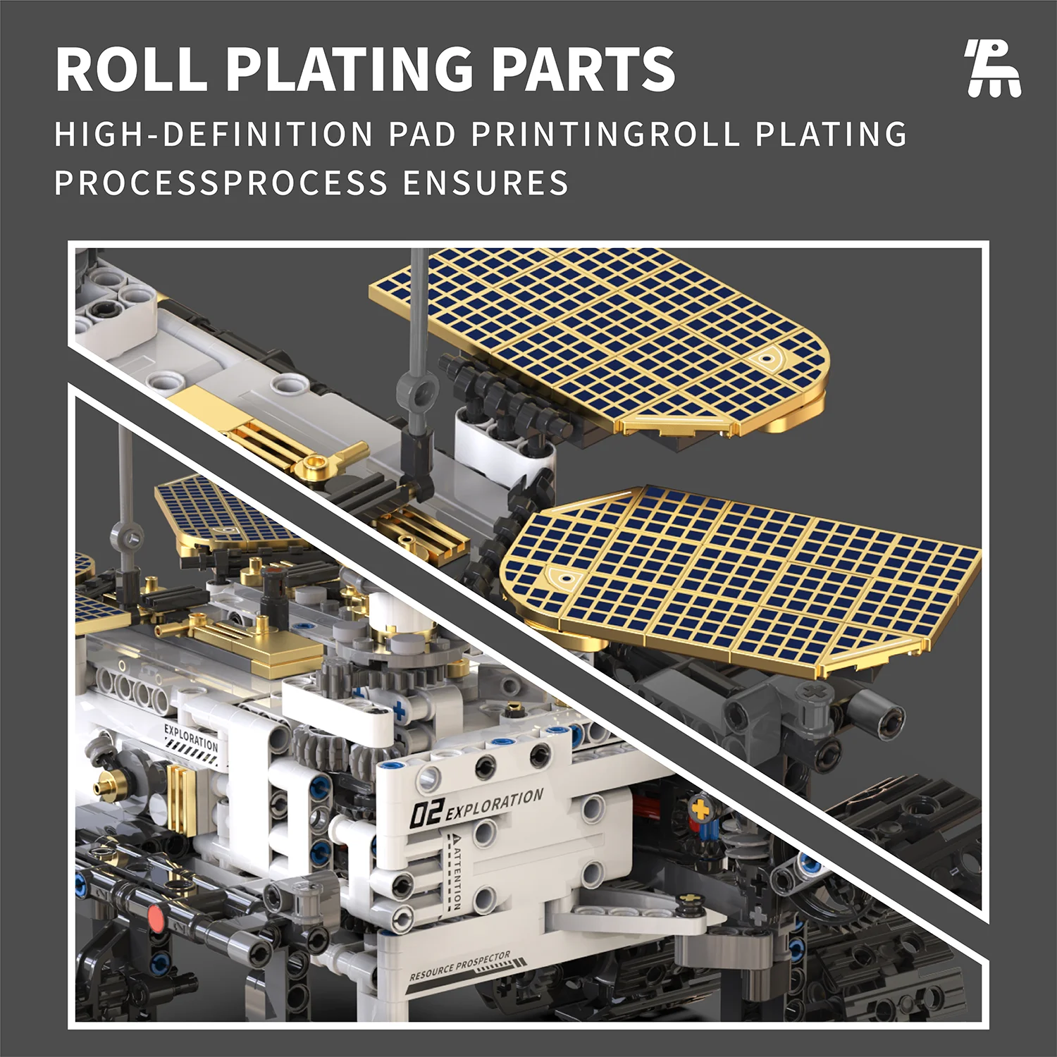 Space Model MOC Building Blocks US 'Perseverance' Mars Rover Technology Modular Blocks Gift Christmas Toy DIY Set Assembly