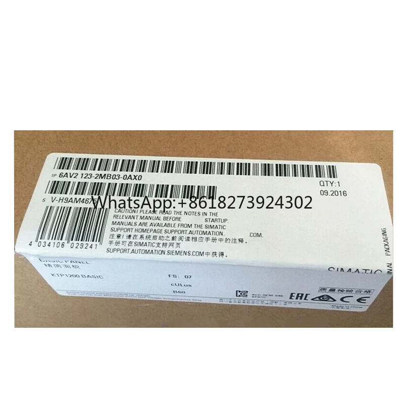 

New original packaging 1 year warranty 6AV2123-2MB03-0AX0 ｛No.24arehouse spot｝ Immediately sent