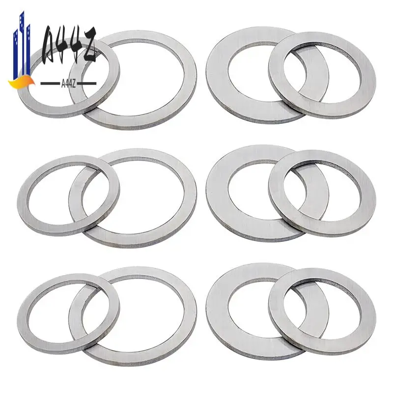 

A44Z-Saw Blade Adapter Ring Set Saw Blade Bushing Angle Grinder Inner Aperture Conversion Gasket Metal (12/Pack)