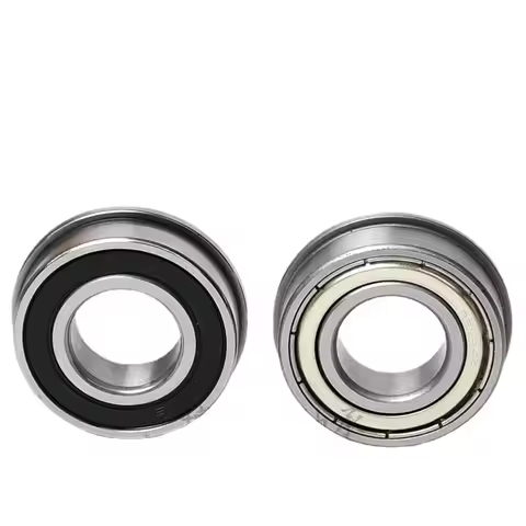 Bearing F6000 F6001 F6002 F6003 F6004 F6005 F6006 ZZ 2RS High Quality Flange Deep Groove Ball Bearings One Side Flanged 10x26x8