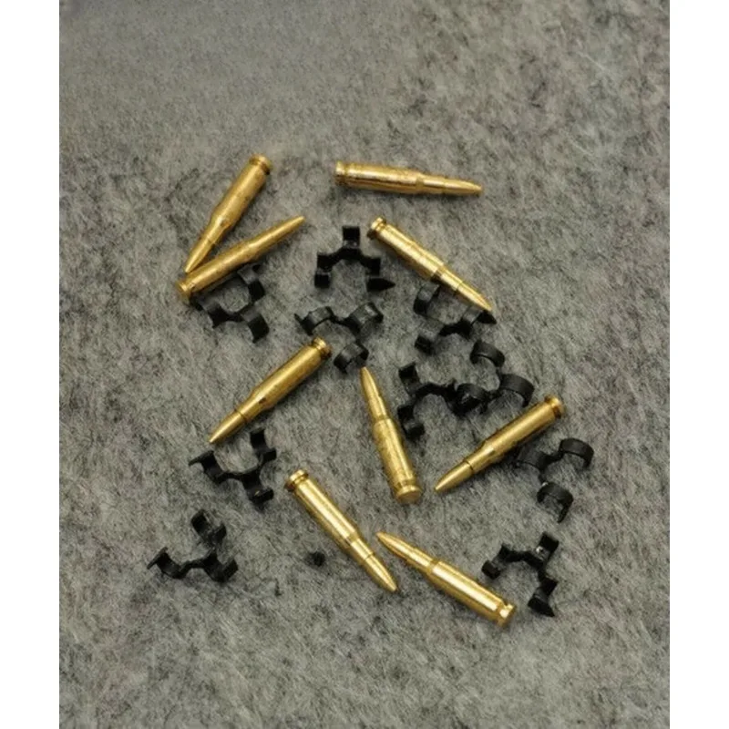 Auf Lager ZYTOYS Soldat im Maßstab 1:6, 7,62, Metallkugelkette, 50 Stück, hinterlässt keine Militärmodelle für 12-Zoll-Actionfiguren-Zubehör