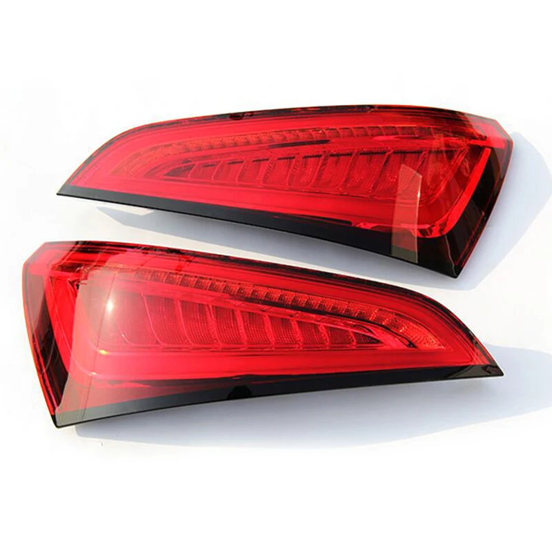 For Audi Q5 2009-2018 LED Tail Lamp Rear Trunk Lamp Cover Dynamic Steering Taillight Car Styling