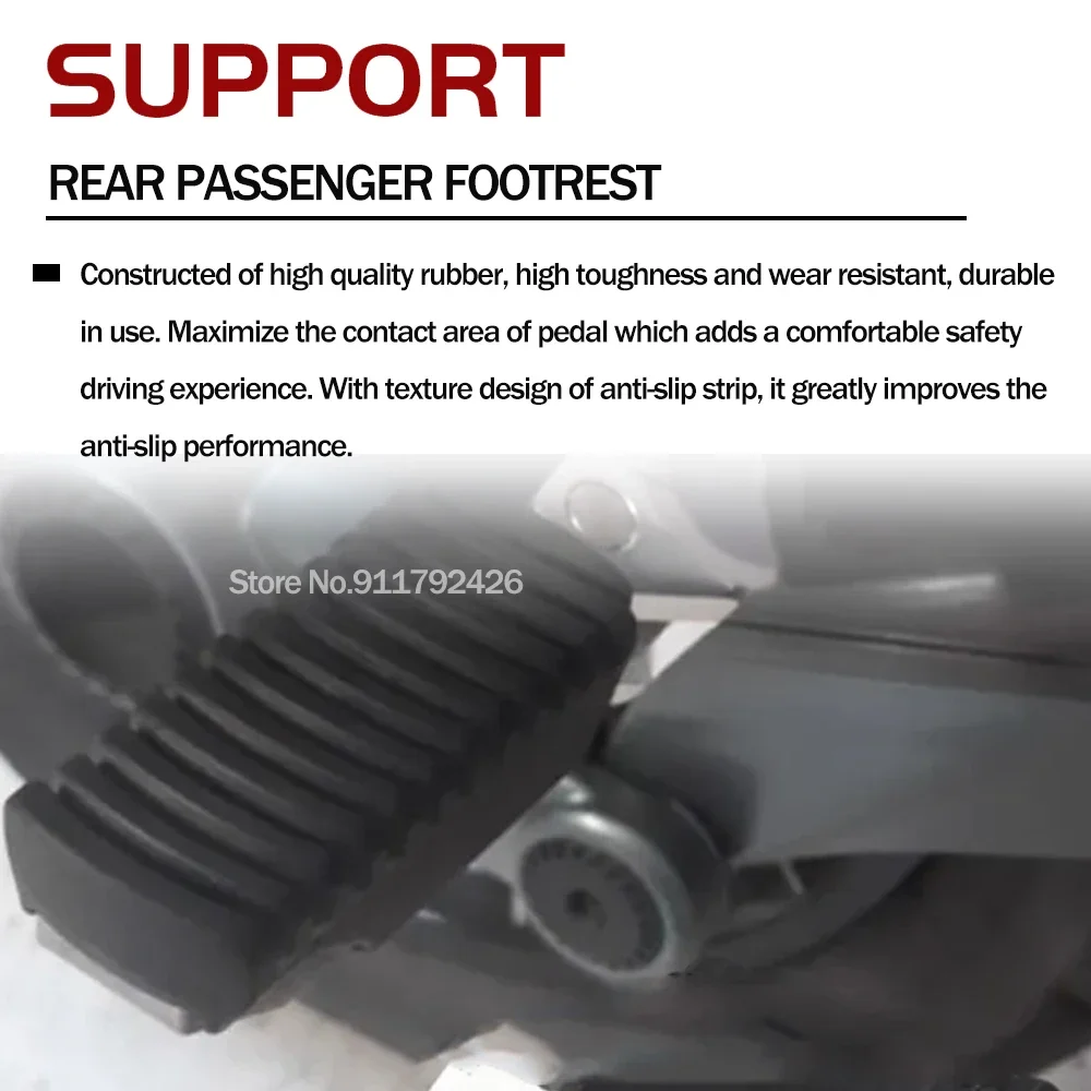 For BMW F800GS 2024  F800 GS F 800 GS GS800 2026 Motorcycle Rear Passenger Footpeg Footrest Rear Foot Peg Footboard Accessories