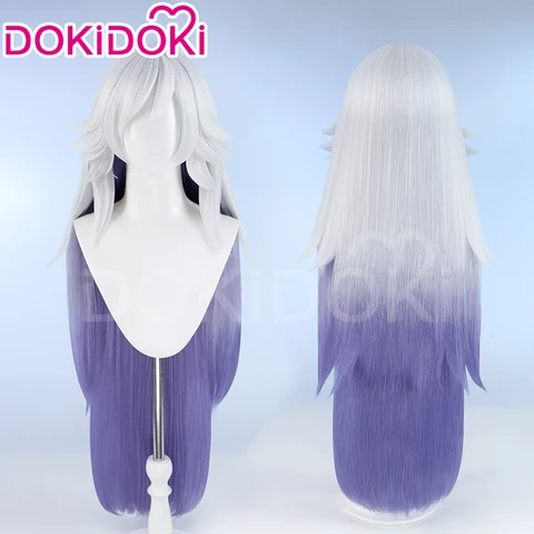 Парик Эмили Аниме Косплей Парик DokiDoki Женщины 100 см Длинные Волосы Предварительно Гофленый Парик Эмили Высоко Жаростойкие Волосы Бесплатная Парик Кепка