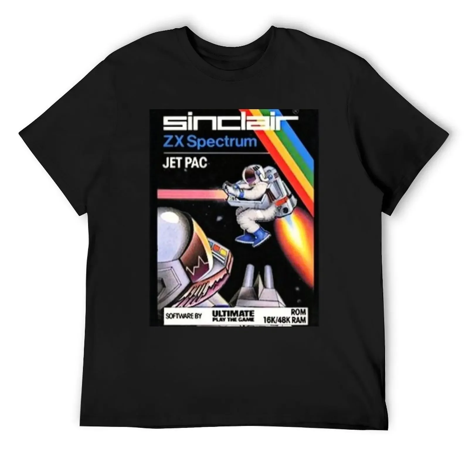 ZX Spectrum Jet Pac T-Shirt vintage anime shirt vintage custom t shirt vintage graphic tee t shirts for men cotton