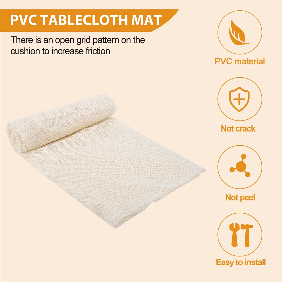 

A24I Anti Slip Rug Underlay,Anti Slippery Mat Underlay,PVC Cuttable Non Slip Mat,for Drawers Shelves Tray Carpet 120 x 200cm