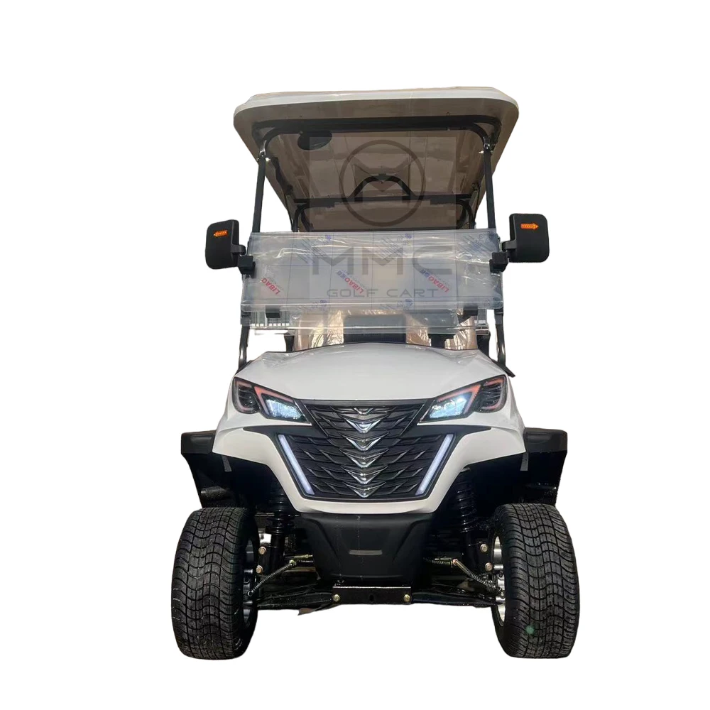 Hot Selling Chinese Manufacturer Factory Price 4 Wheel Electric Golf Cart 4000W 10 Inch Tires Street Airport Use Adult Trolley