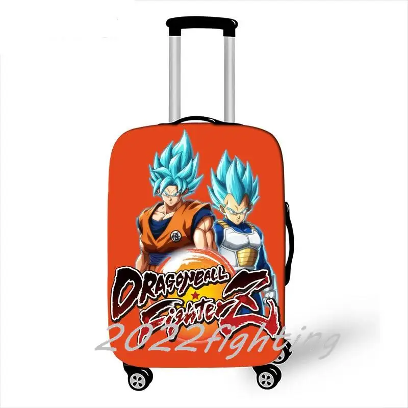 Anime Dragon Ball Luggage Protective Cover Travel Accessories Saiyan Goku Vegeta Elastic Anti-dust Suitcase Cover For 18-32 Inch