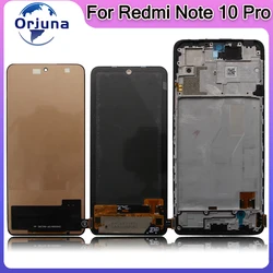 AMOLED Screen for Xiaomi Redmi Note 10 Pro Lcd Display Digital Touch Screen for Redmi Note 10 Pro M2101K6G M2101K6R Replacement