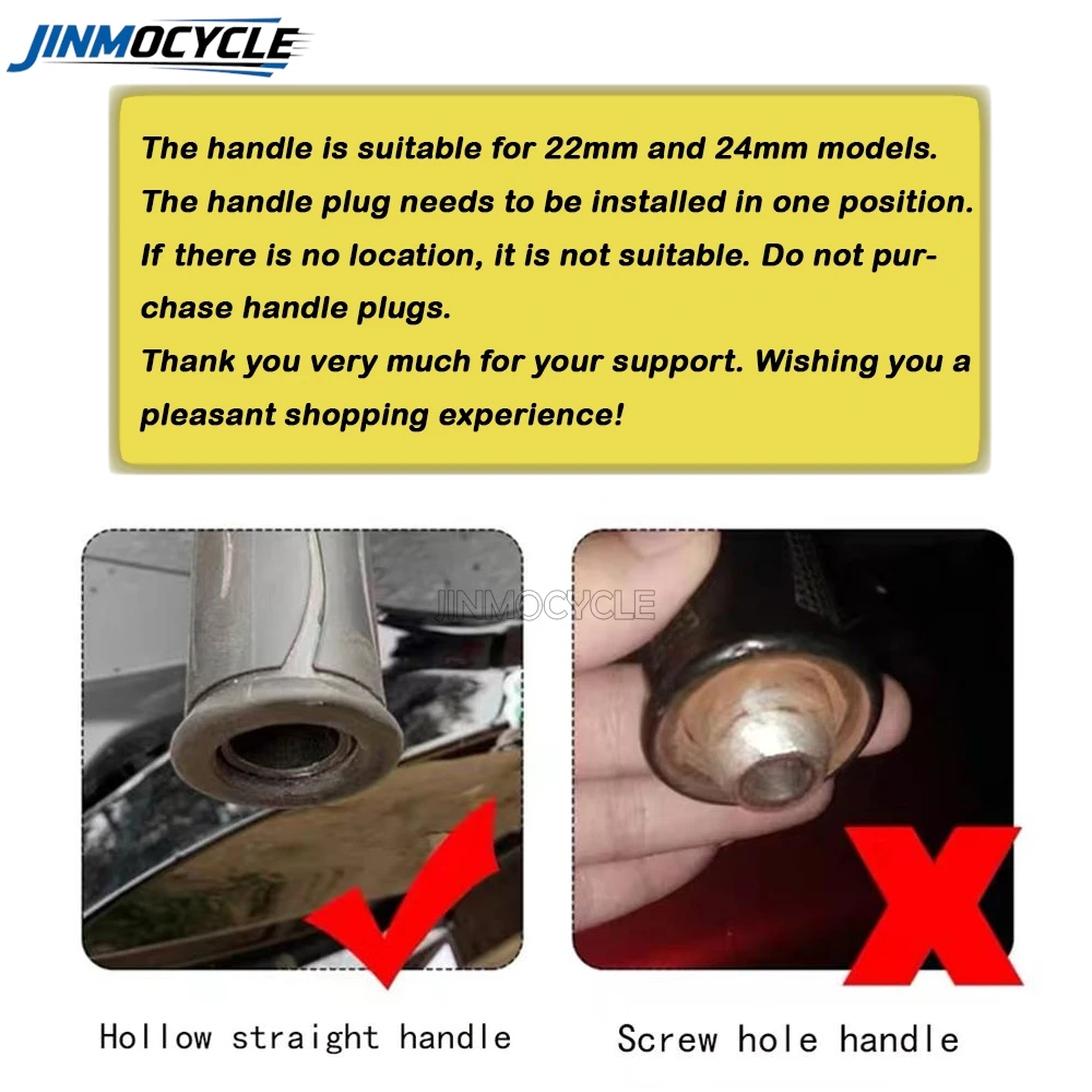 New For HONDA Hornet 500 CB500 CB 500 HORNET 2024 2025 2026 JINMOCYCLE Accessories Handlebar Grips End Balance Plug Slider Ends 6