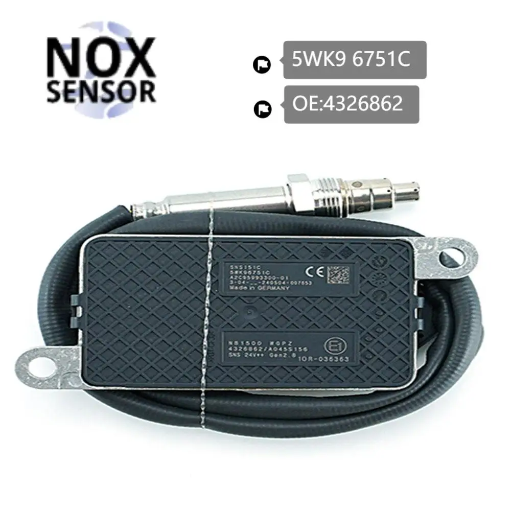 

5WK9 6751C Factory Hot Sale Nitrogen Oxide Nox Sensor 5WK9 6751C 4326862 for Cummins