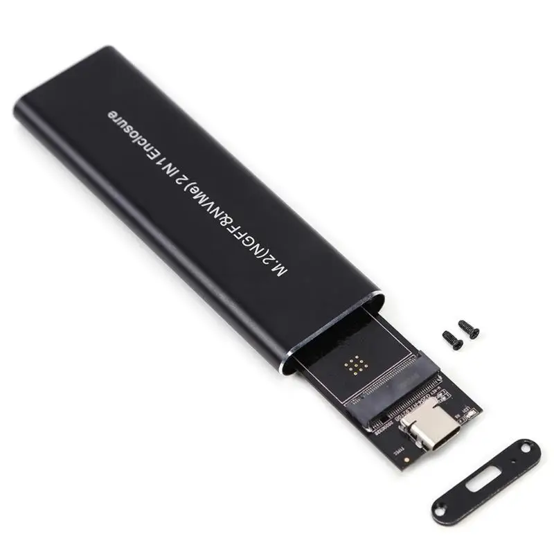 31BA for M.2 External Hard Disk Drive Adapter Dual Hard Disk Type-C USB 3.1
