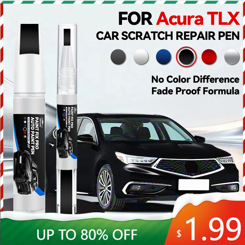 

Ручка-корректор для ремонта лакокрасочного покрытия Acura TLX 1990-2026, средство для удаления царапин, аксессуары для авто, черный, белый, S
