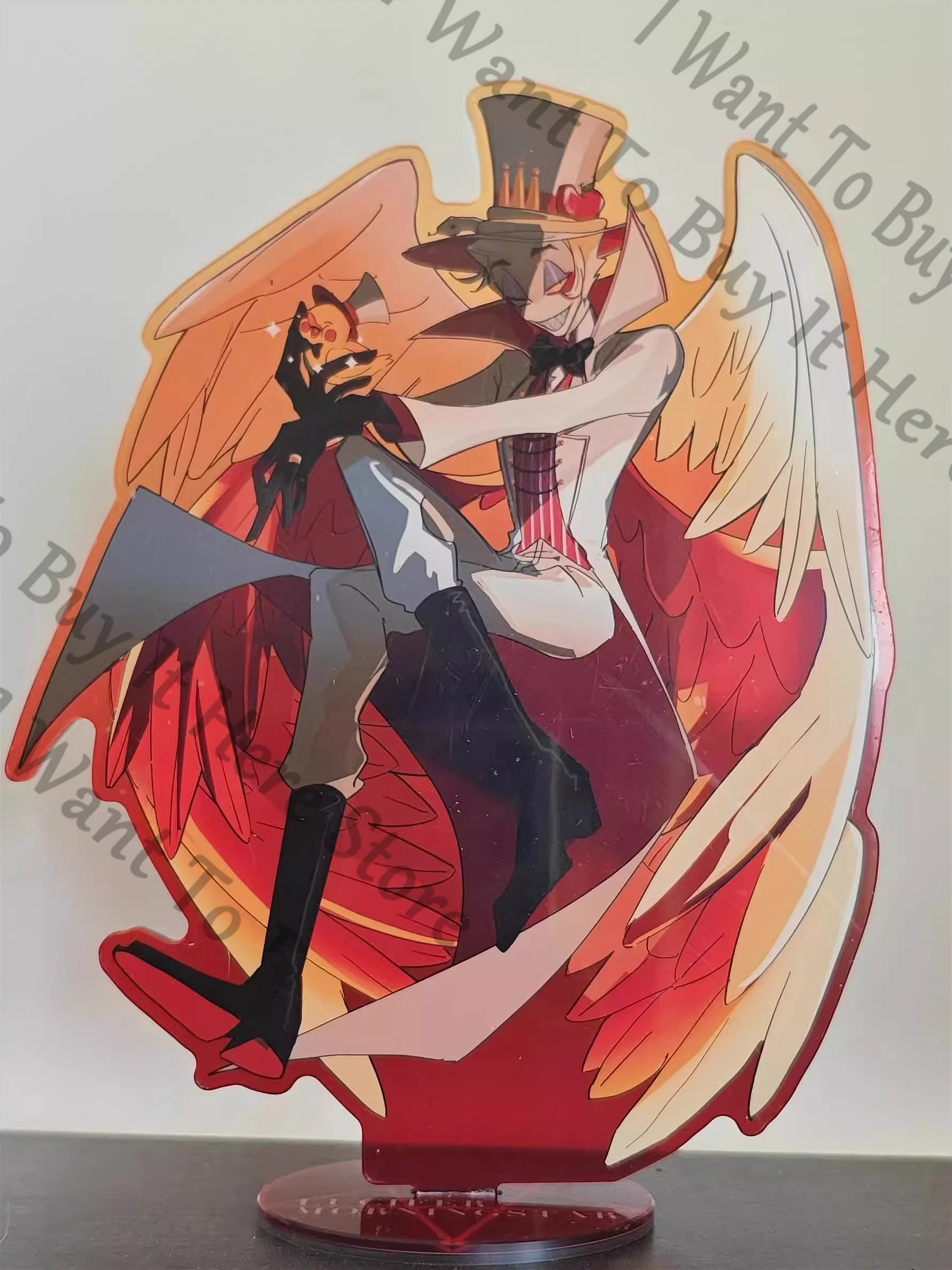 

20 см аниме Хазбин отель Люцифер Морнингстар косплей мультфильм акриловый стоячий знак индикационная доска подставка фигурка аксессуары подарок