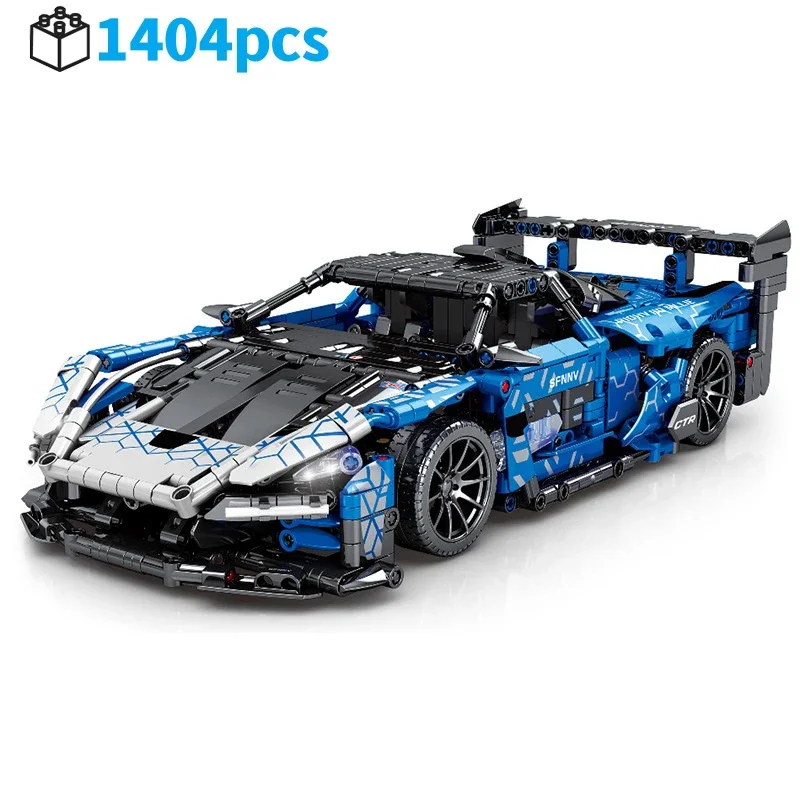 Technical Speed McLarens P1 Sena City Racing Car Building Blocks Set MOC Bricks Super Sports Car Model Assembly Toys Kid Gift