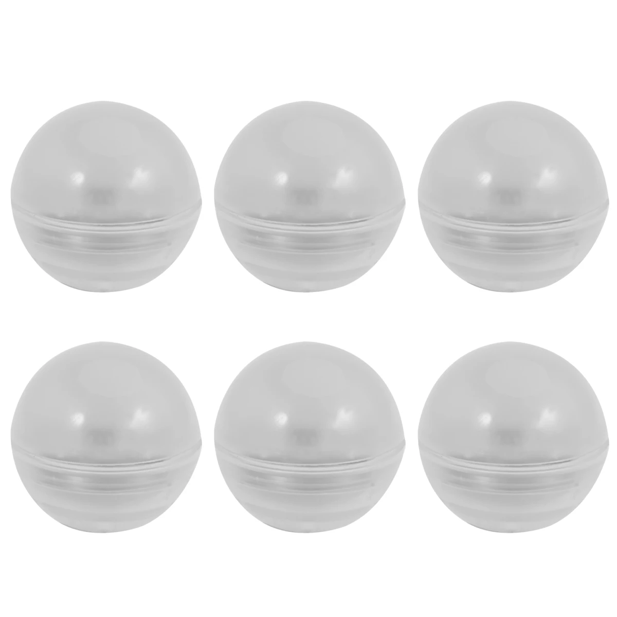 

6 PCS above Ground Pool Light Floating Ball LED Lights Mini Solar for White