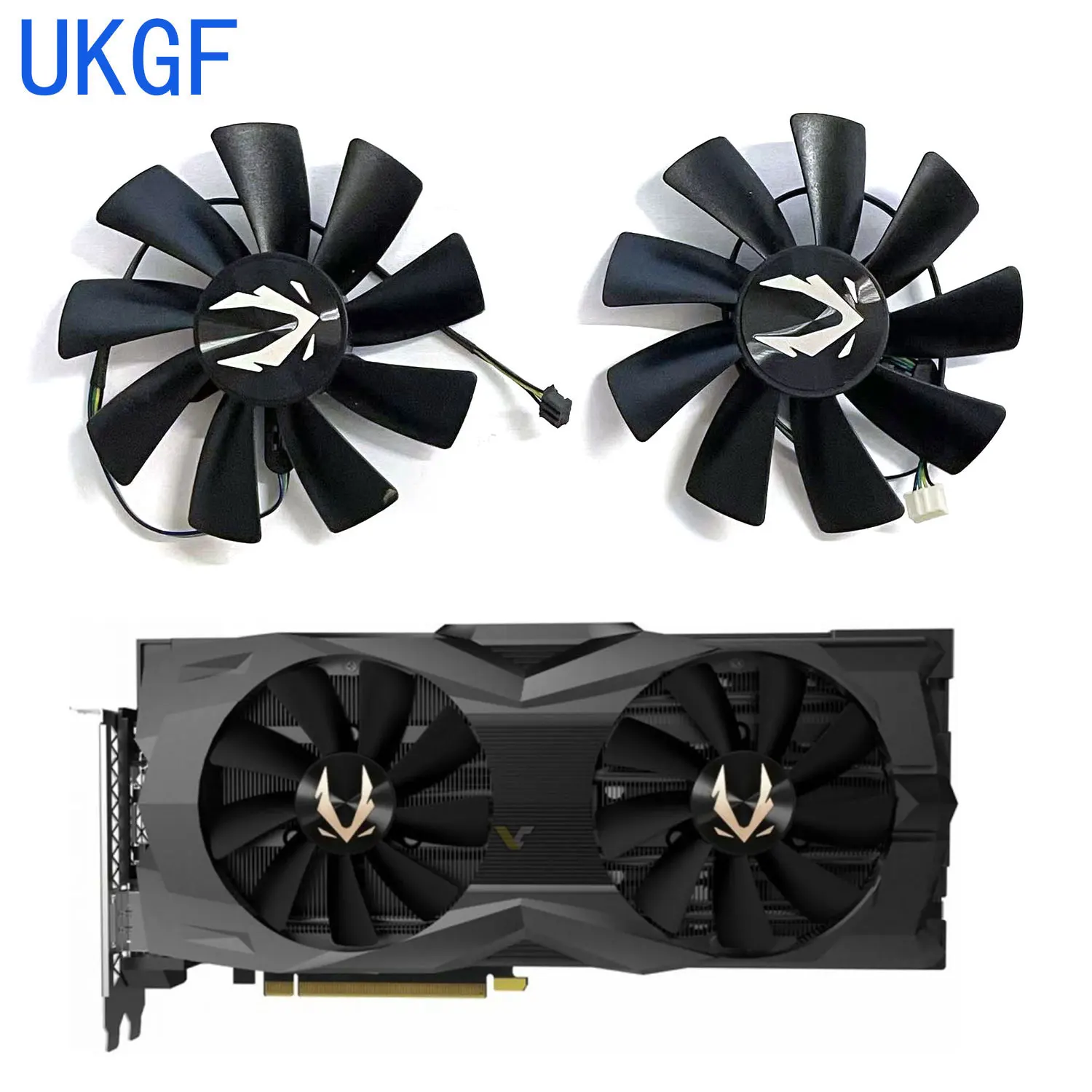 Brand new 100MM 4PIN GAA8S2U 4PIN suitable for ZOTAC GeForce RTX2080 2080ti 2080 SUPER AMP graphics card replacement