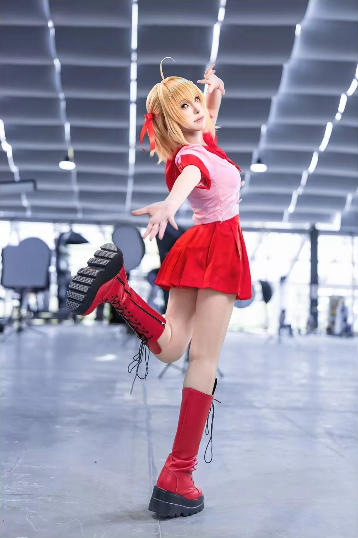 

Mermaid Melody Pichi Pichi Pitch Cosplay Costume Hanon Hosho Luchia Nanami Pink Dress for Women