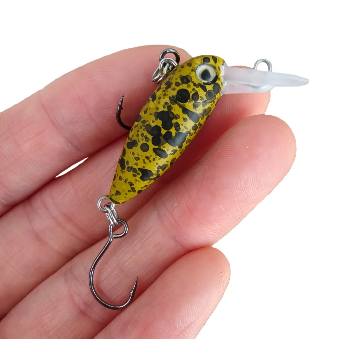 Swolfy ultraléger manivelle leurre de pêche vairon 30mm 3.5g truite artificielle Ajing ruisseau lac manivelle Rockfishing appâts durs