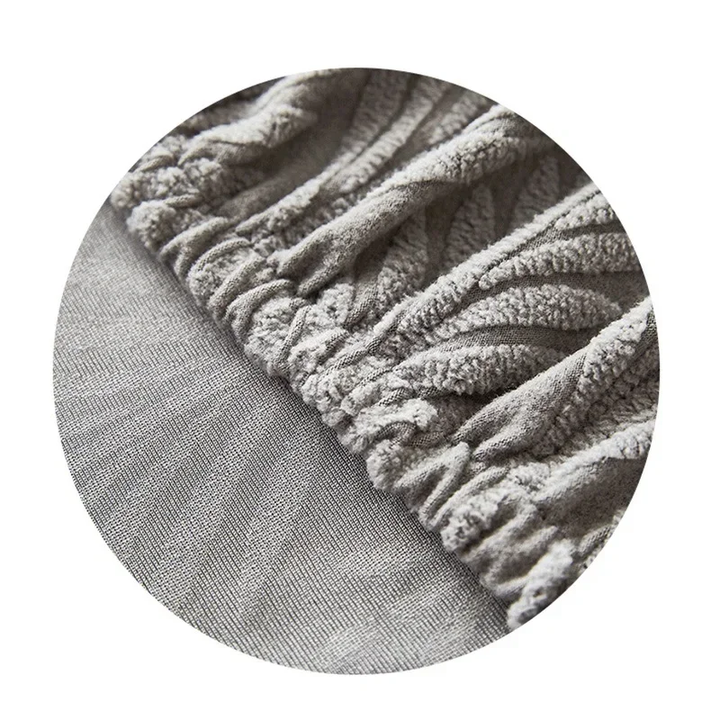 Simple Plaid Bed Headboard Cover Bedroom Soft Elastic All Inclusive Bedhead Dust Protector Jacquard Bed Back Covers Home Decor - Image 4