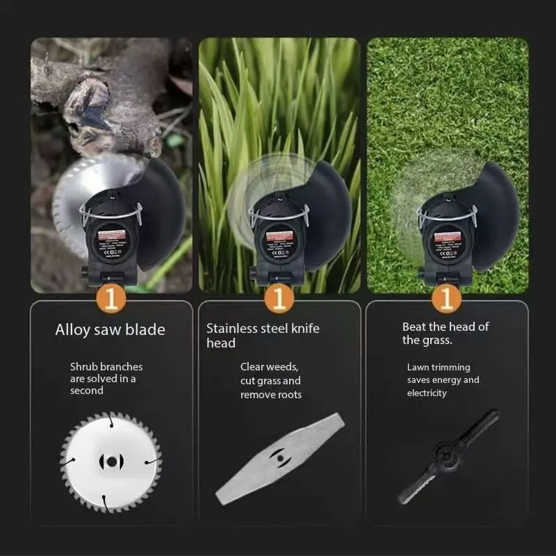 Portable High-power Lithium Battery Lawn Mower Handheld Electric Lawn Mower