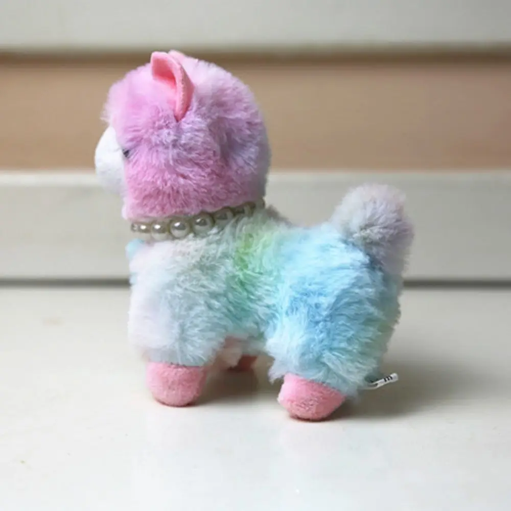 for Children Cute Animal Keychain Soft Toys Soft Cotton Alpaca Plush Doll Bag Pendant Horse Doll Key Chain Stuffed Toys