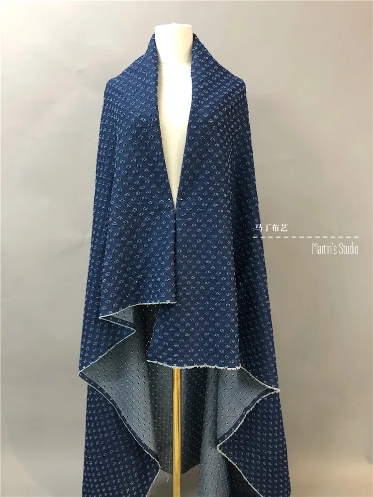 

Ripped Denim, Old Washed Texture, High-end Pure Cotton Pants, Luggage Fabric, Designer DIY Fabric Handmade