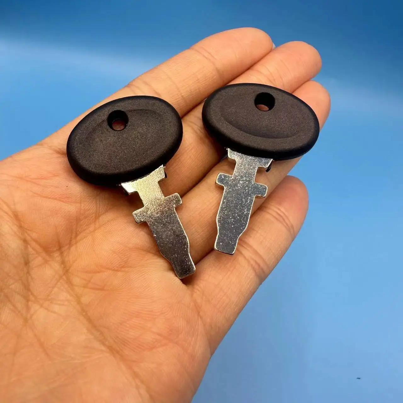 2PCS TX10998 Ignition Key for Long Tractor 510 510DT 550 550DT Fiat 1000 1300 Engine