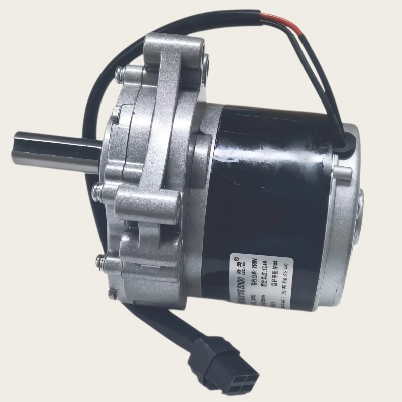 250W High-power Permanent Magnet DC Low-speed Motor for Electric Wheelchair Vehicle Motor Accessory MY1016Z Bicycle Metal Motor