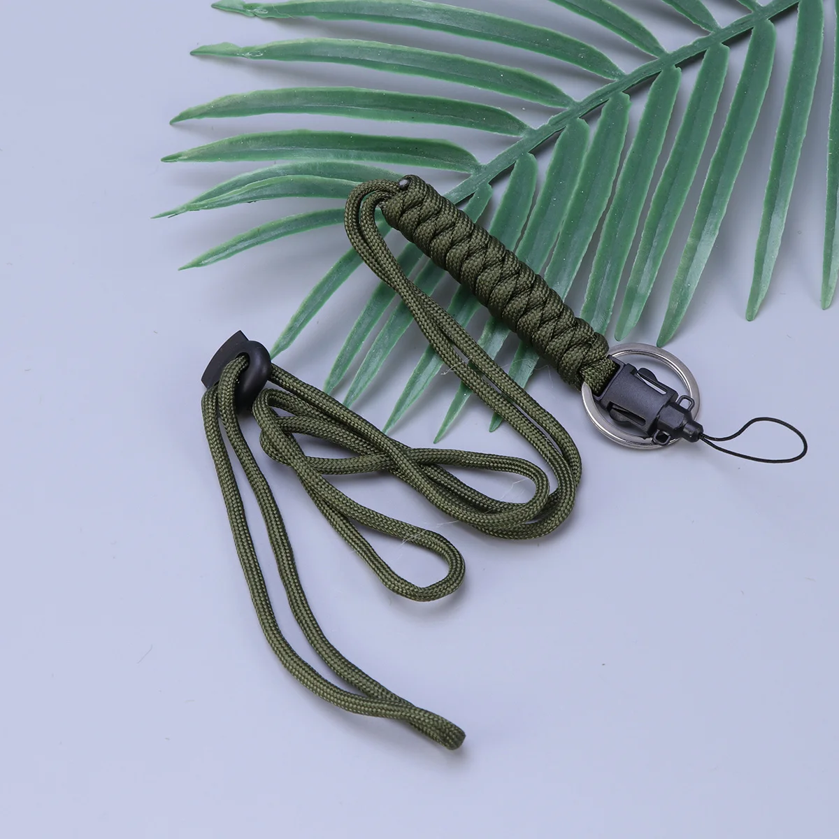 

6 pcs Paracord Lanyard Waterproof Case Holder Multifunctional Keychain Wrist Strap For Camera Cellphone Whistle Adjustable