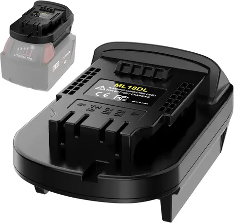 MIL18DL Battery Adapter Converter for Milwaukee 18V Li-ion Battery Convert to For Dewalt 18V 20V Li-ion Battery Power Tool Drill