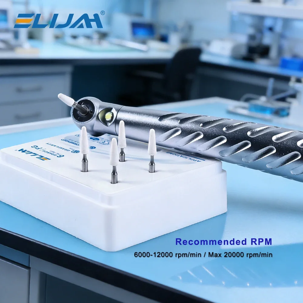 

Набор из 6 штук/упаковка: Стоматологические полировочные боры из белого камня FG, диаметр 1,6 мм, для финишной обработки фарфора и композитной смолы, для полировки ногтей, стоматологический материал