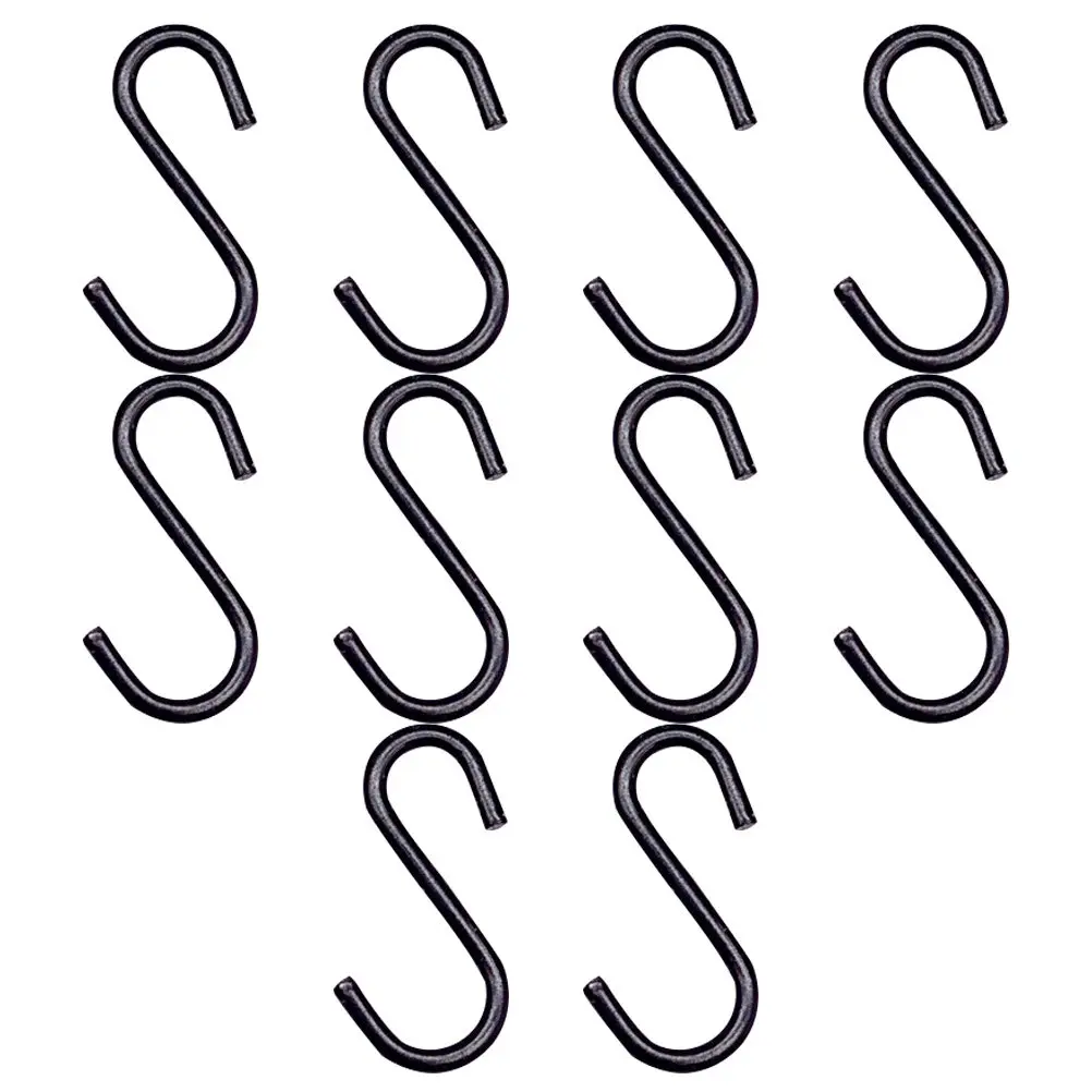 

10Pcs Mini S-Hook for Tiny House Kits Dollhouse Furniture Organizer Compact Lightweight Metal Hooks Easy Carry School Room Use