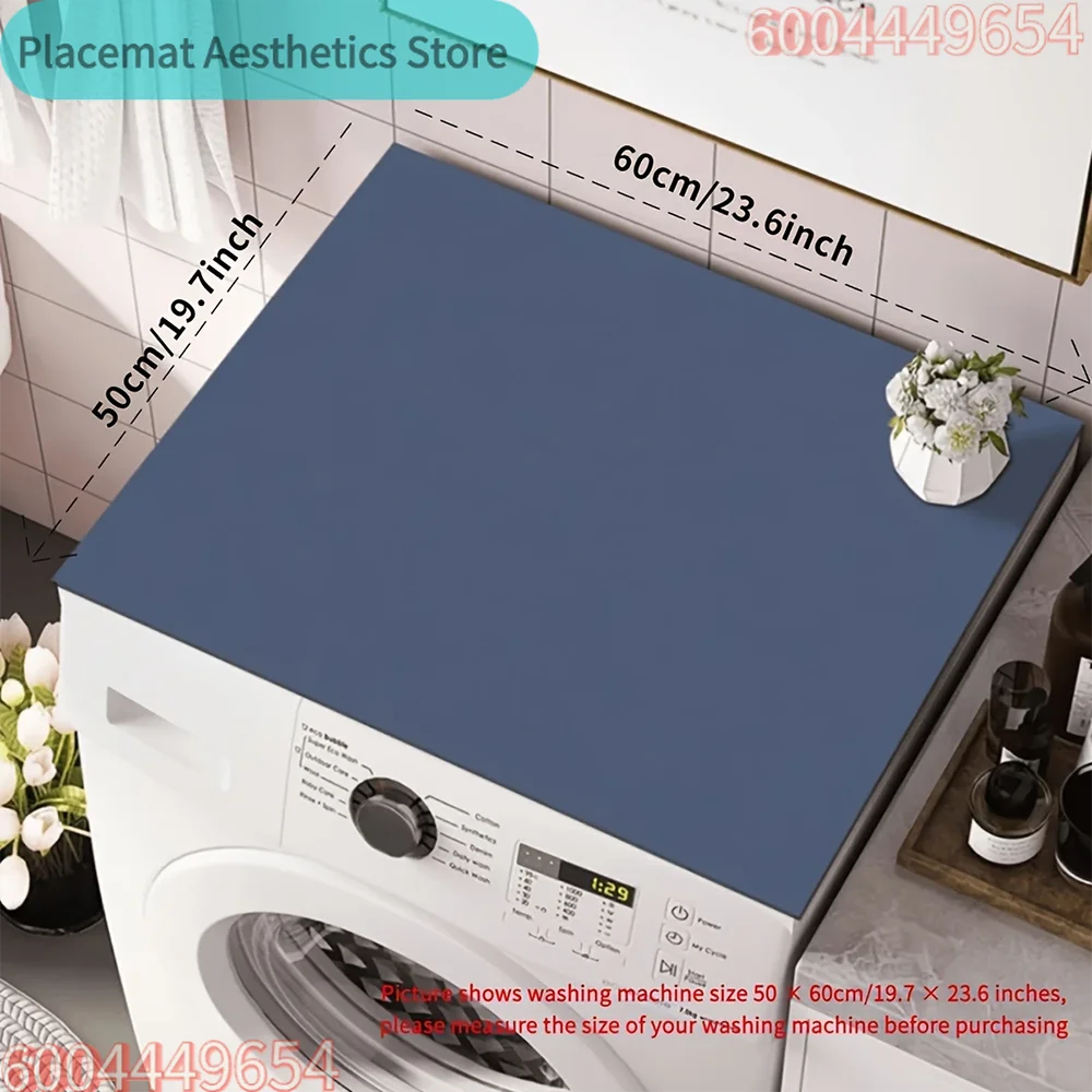 Diatomaceous Washer & Dryer Top Cover Mat, 19.7'' x 23.6''inch - Highly Absorbent & Protective, Fits Modern Appliances