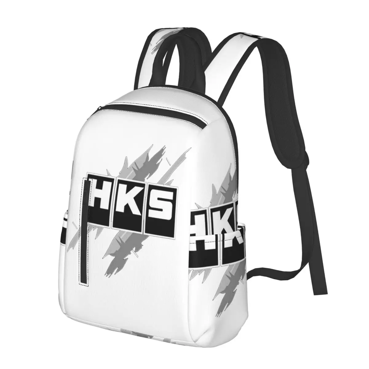 

HKS Logo Car JDM Student Backpack School Bag Hiking Travel Daypack for Boys Girls Fashion Bookbag Shoulder Bags