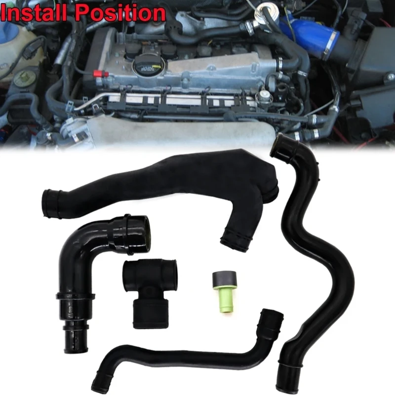 PCV Crankcase Ventilation Valves, Hose Repair Kit for B5 1.8T Golf4 MK4 MK5 Exhaust Pipe 058103247 06A103247 06A103213AF