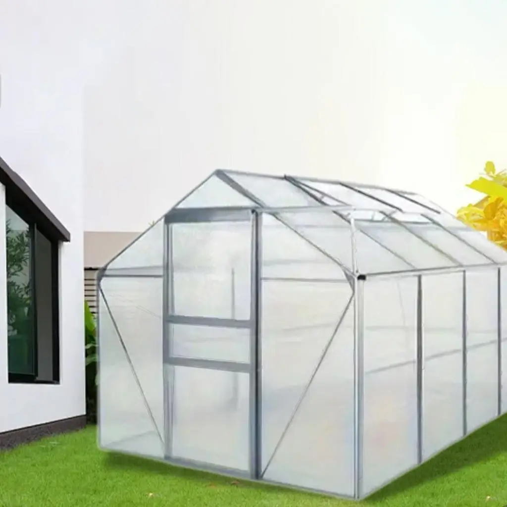 60x120cm Polycarbonate Greenhouse Panels Splicable Double Layer for Masonry