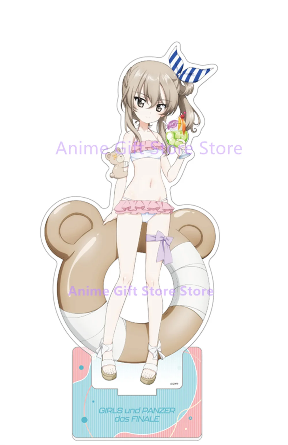 أنيمي الفتيات وبانزر قوس الاكريليك نموذج الصيف نمط سلسلة سطح المكتب زخرفة جمع الهدايا