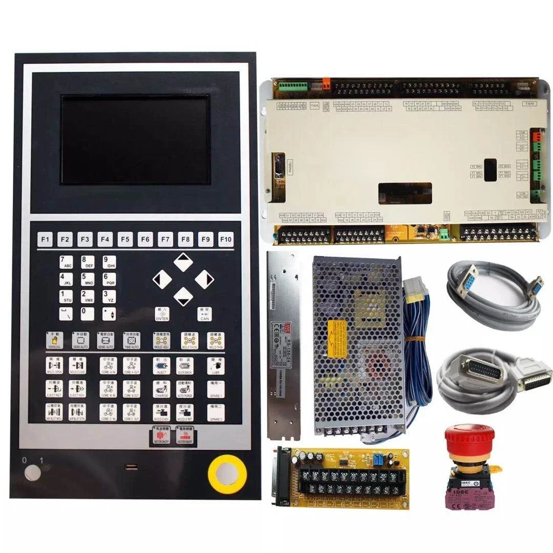 Hot SalesAK628 Control System,Techmation AK628H Controller For InJjection Molding Machine, AK628 PLC With HMIQ7 Q8