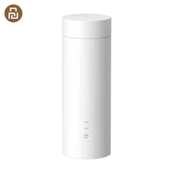 Youpin Viomi Smart Electric Cup 400ML Mini Portable Heating Cup Stainless Steel Insulation Thermos Bottle Electric Travel Cup