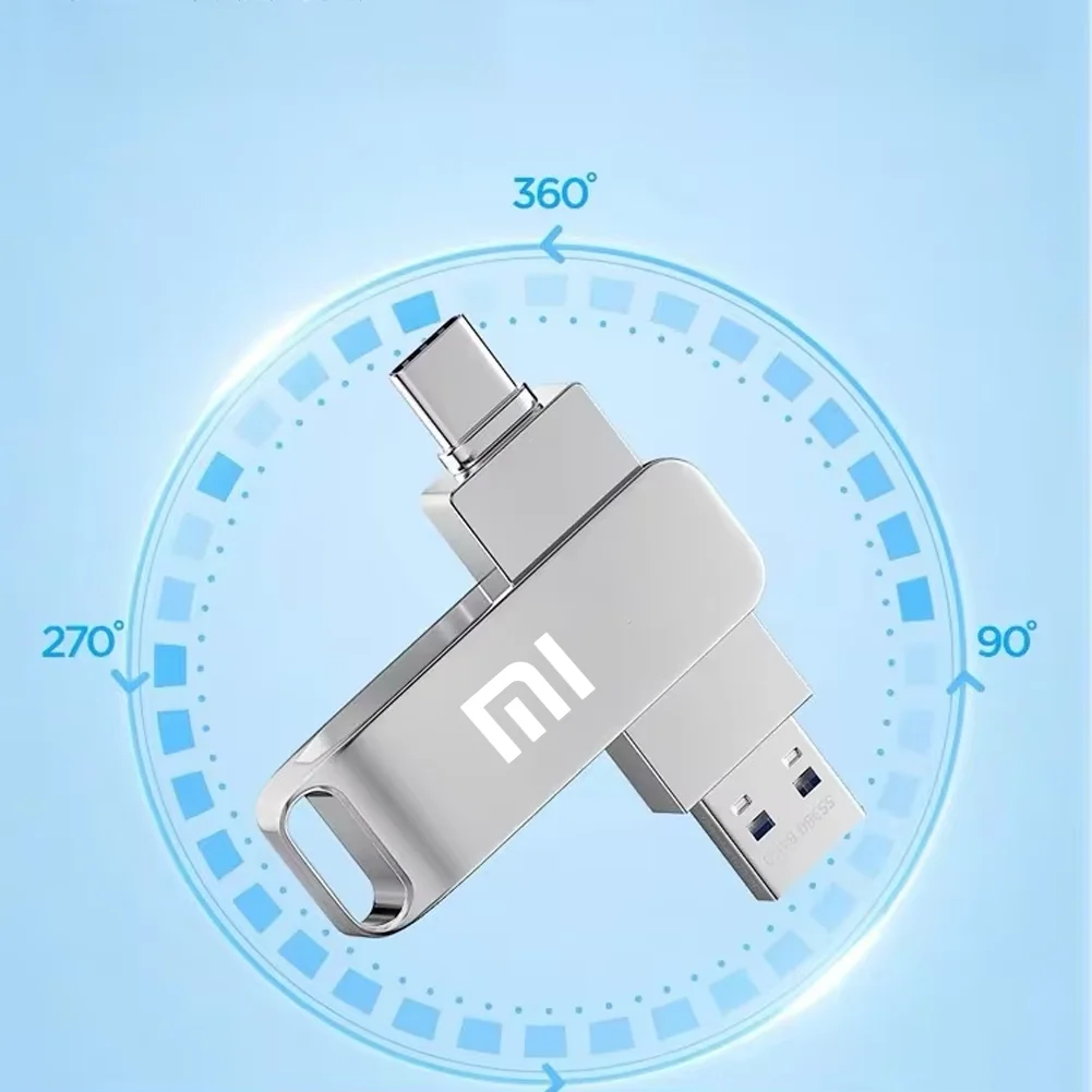 Xiaomi MIJIA USB 16 تيرا بايت 2 تيرا بايت OTG معدن USB 3.0 القلم محرك مفتاح 1 تيرا بايت نوع-C عالية السرعة بندريف محرك فلاش صغير مقاوم للماء الذاكرة Sti