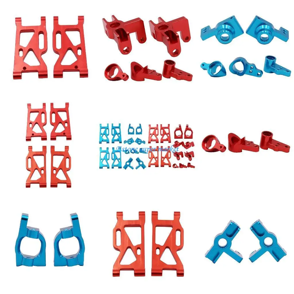 090B المعادن الزاحف الجبهة الخلفية سوينغ الذراع الخلفي المحور الزاحف الديكور جزء ل 1/10 RC #1