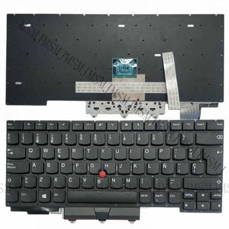SS + teclado espanhol latino para laptop para Lenovo Thinkpad E14 GEN 1 2020 Teclado